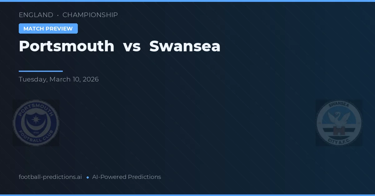 Portsmouth vs Swansea — předpověď a náhled zápasu
