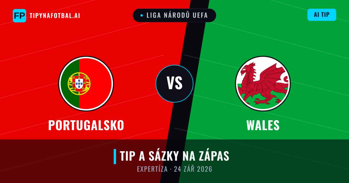 Portugalsko vs Wales — předpověď a náhled zápasu