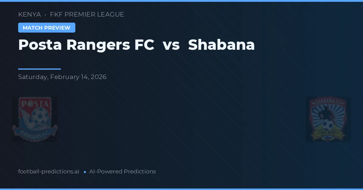 Posta Rangers FC vs Shabana — předpověď a náhled zápasu