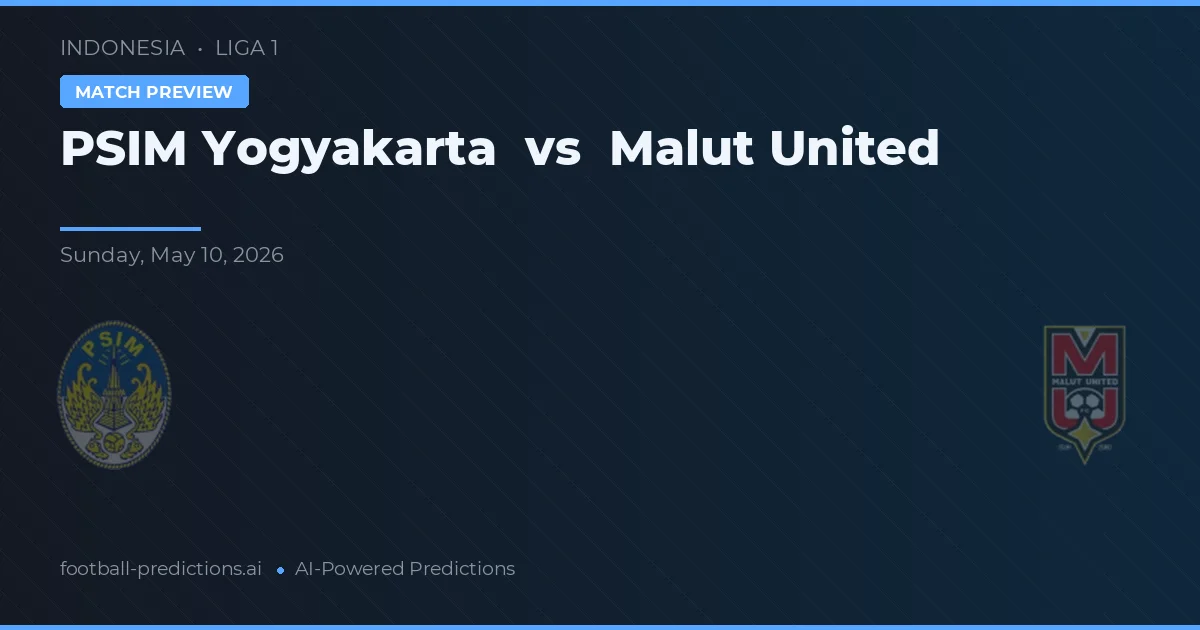 PSIM Yogyakarta vs Malut United — předpověď a náhled zápasu