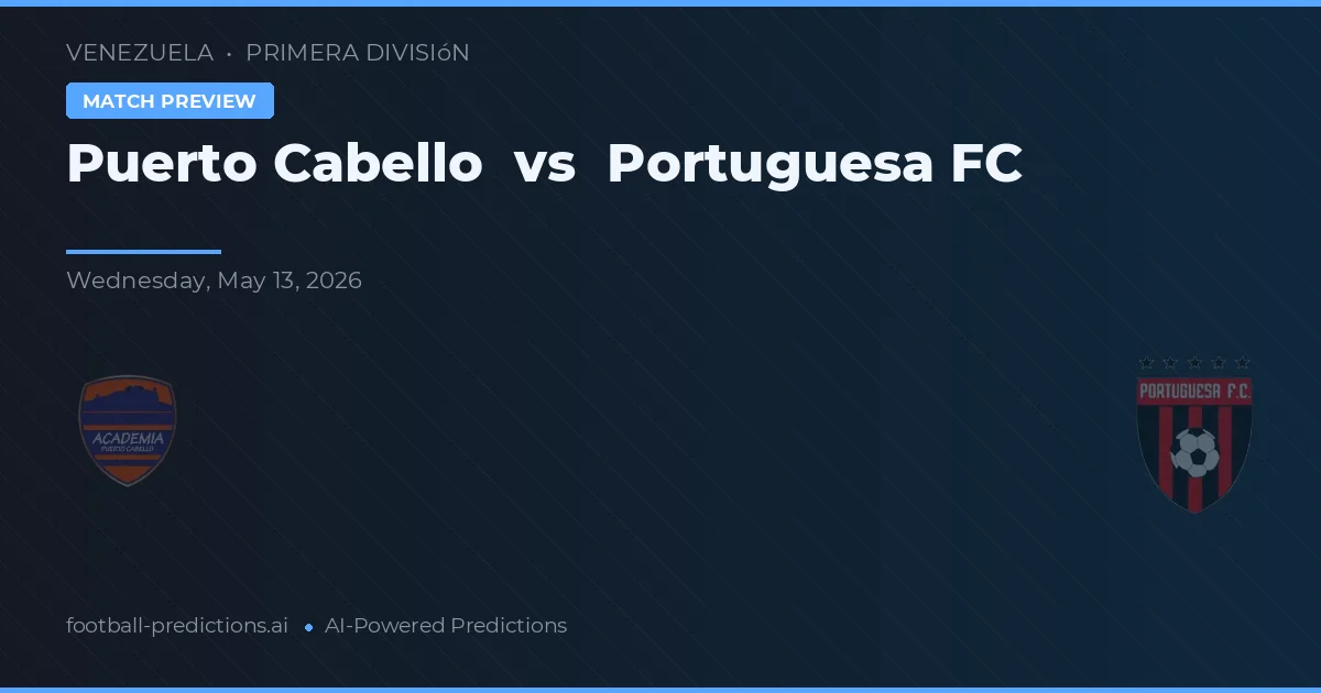 Puerto Cabello vs Portuguesa FC — předpověď a náhled zápasu