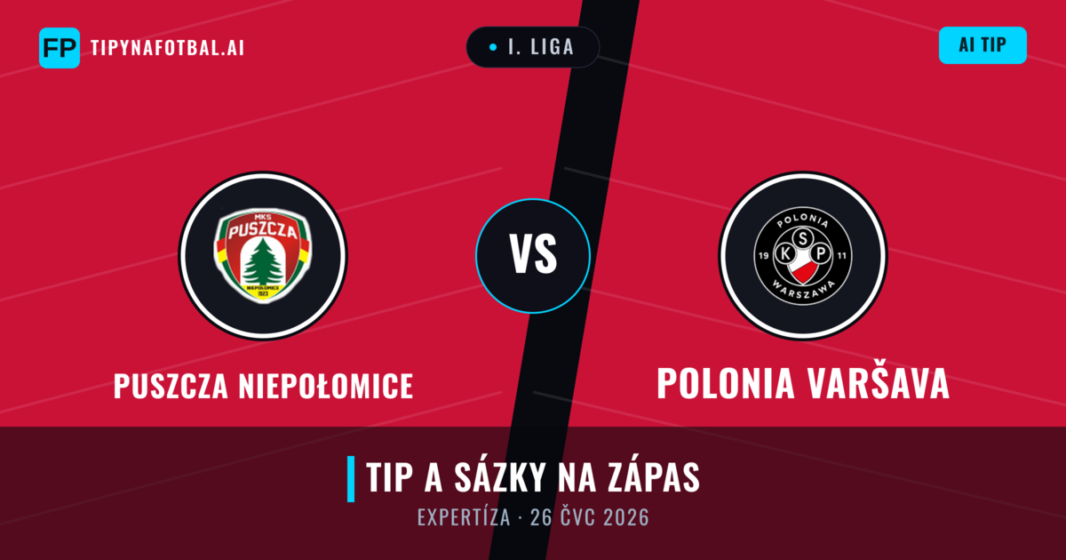 Puszcza Niepołomice vs Polonia Varšava — předpověď a náhled zápasu