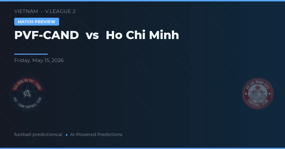 PVF-CAND vs Ho Či Minovo Město — předpověď a náhled zápasu