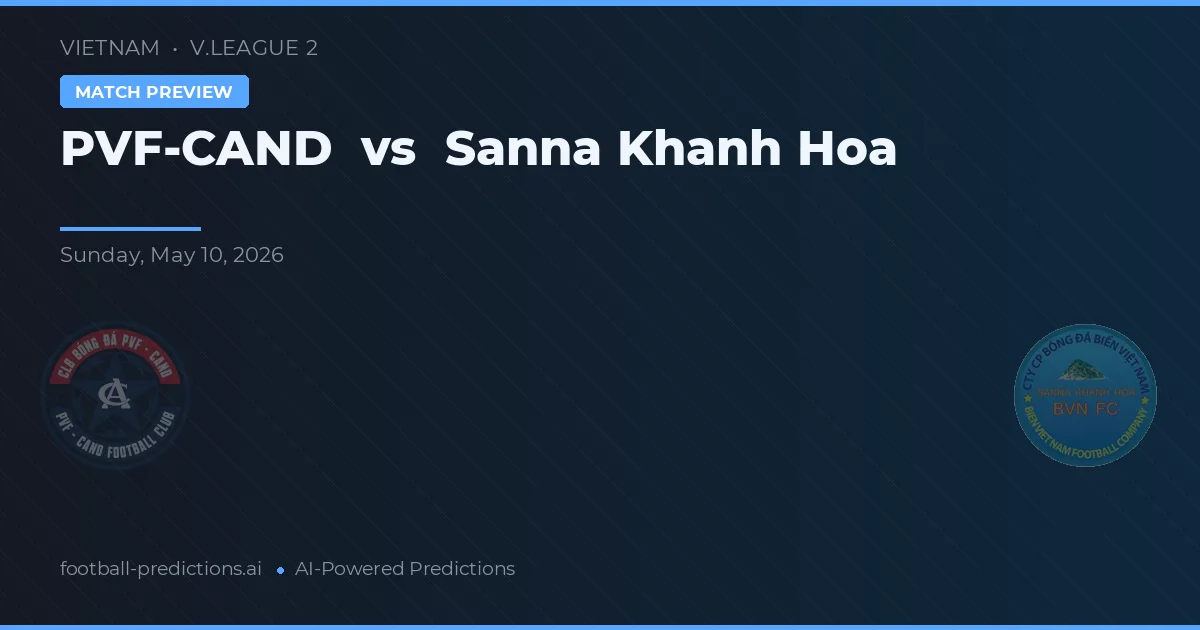 PVF-CAND vs Sanna Khánh Hòa — předpověď a náhled zápasu