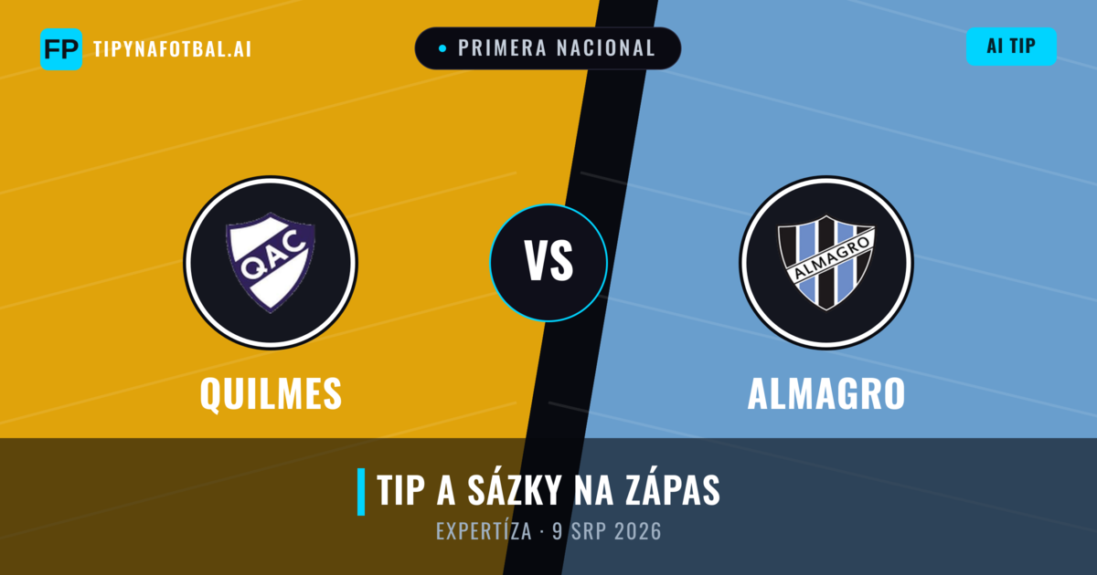 Quilmes vs Almagro — předpověď a náhled zápasu