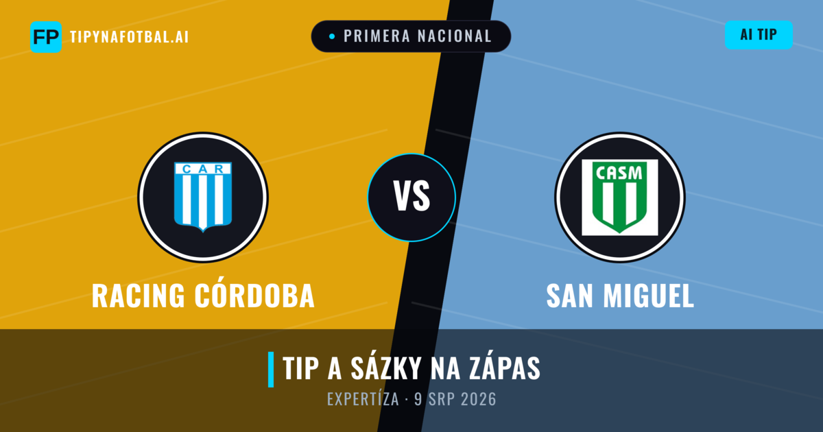 Racing Córdoba vs San Miguel — předpověď a náhled zápasu