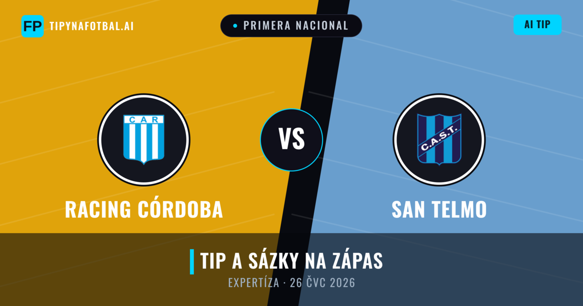Racing Córdoba vs San Telmo — předpověď a náhled zápasu