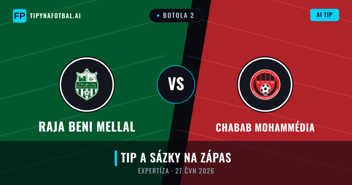 Raja Beni Mellal vs Chabab Mohammédia — předpověď a náhled zápasu