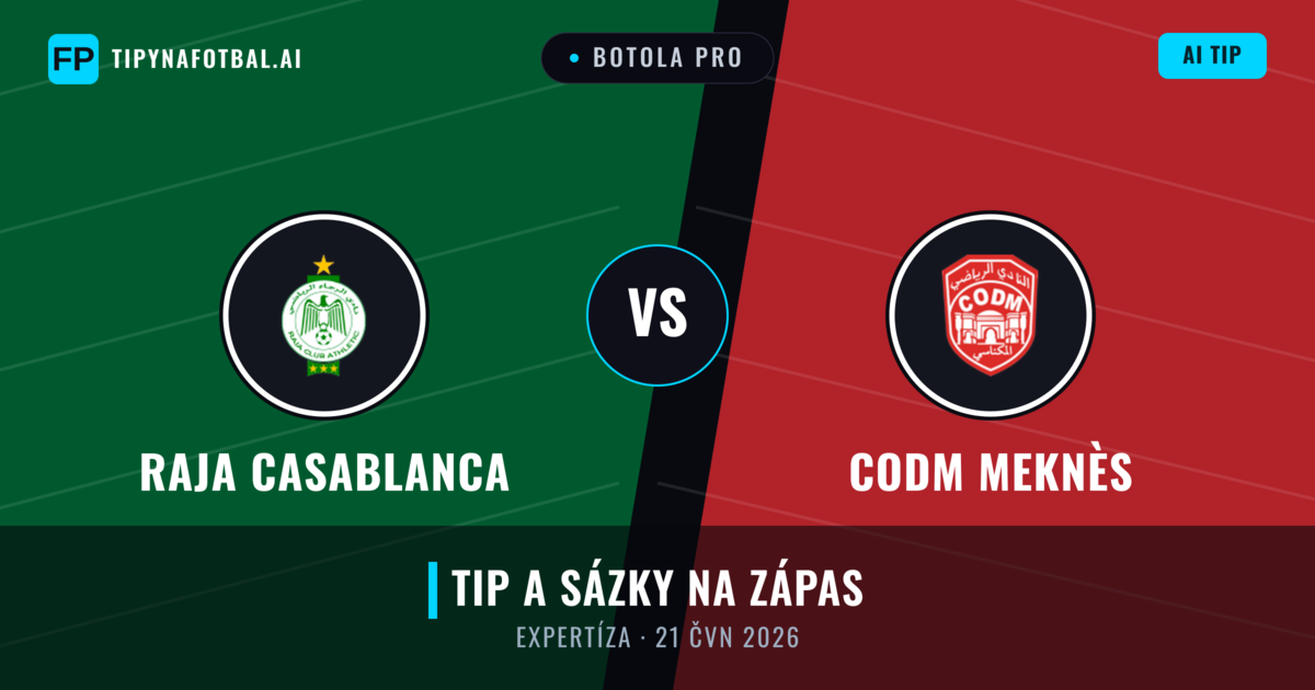 Raja Casablanca vs CODM Meknès — předpověď a náhled zápasu