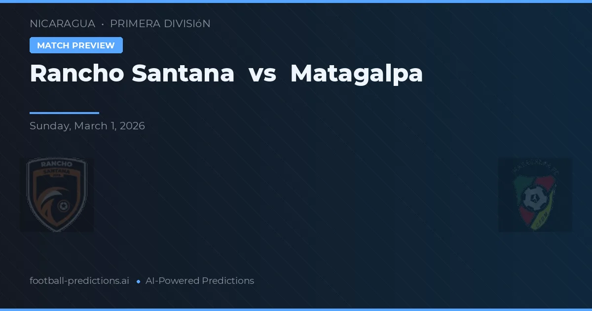 Rancho Santana vs Matagalpa — předpověď a náhled zápasu