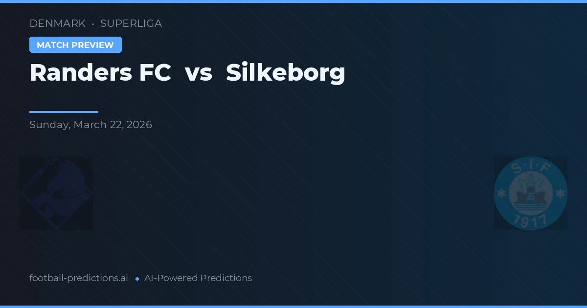 Randers FC vs Silkeborg — předpověď a náhled zápasu