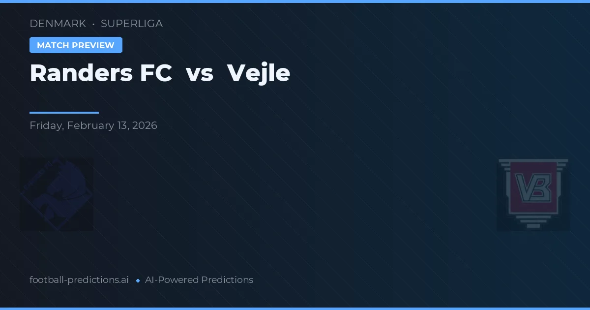 Randers FC vs Vejle — předpověď a náhled zápasu