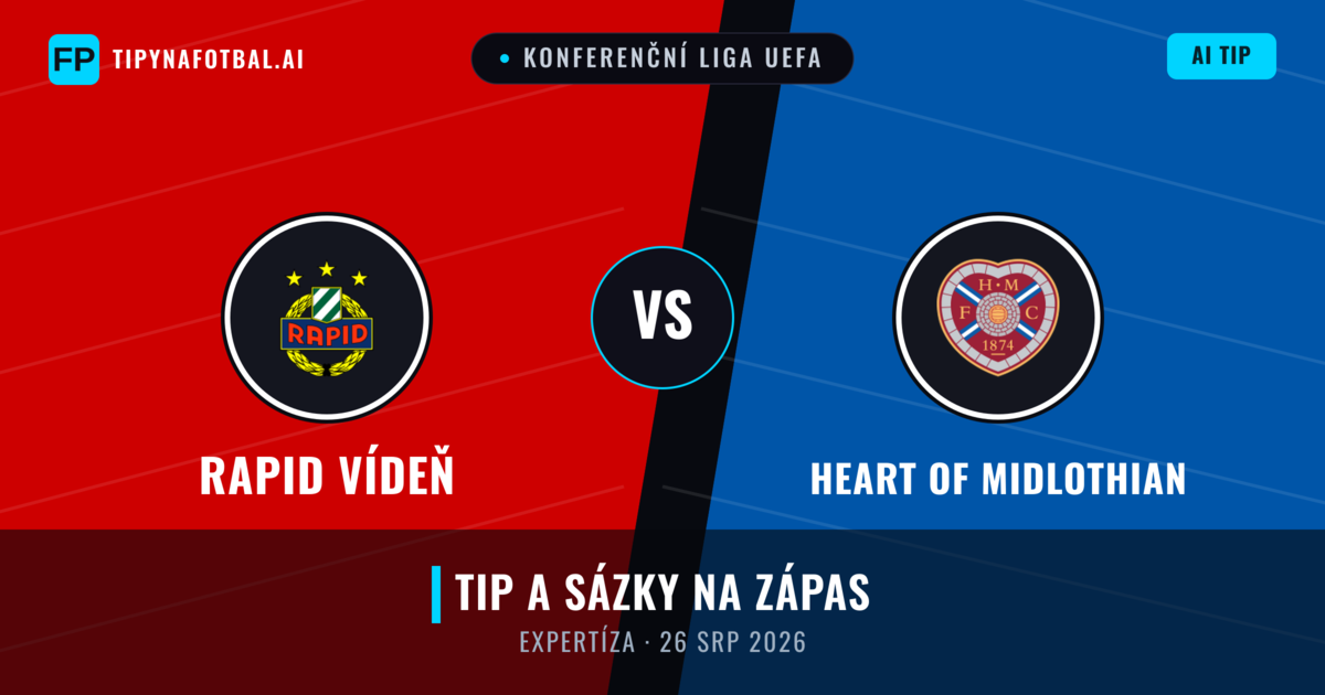 Rapid Vídeň vs Heart of Midlothian — předpověď a náhled zápasu