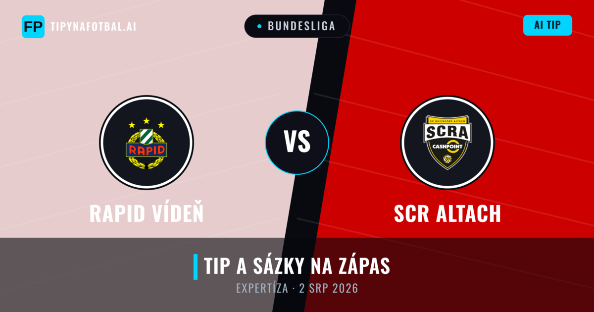 Rapid Vídeň vs SCR Altach — předpověď a náhled zápasu