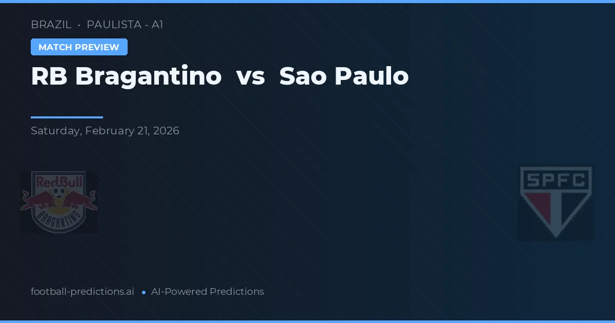 RB Bragantino vs São Paulo — předpověď a náhled zápasu