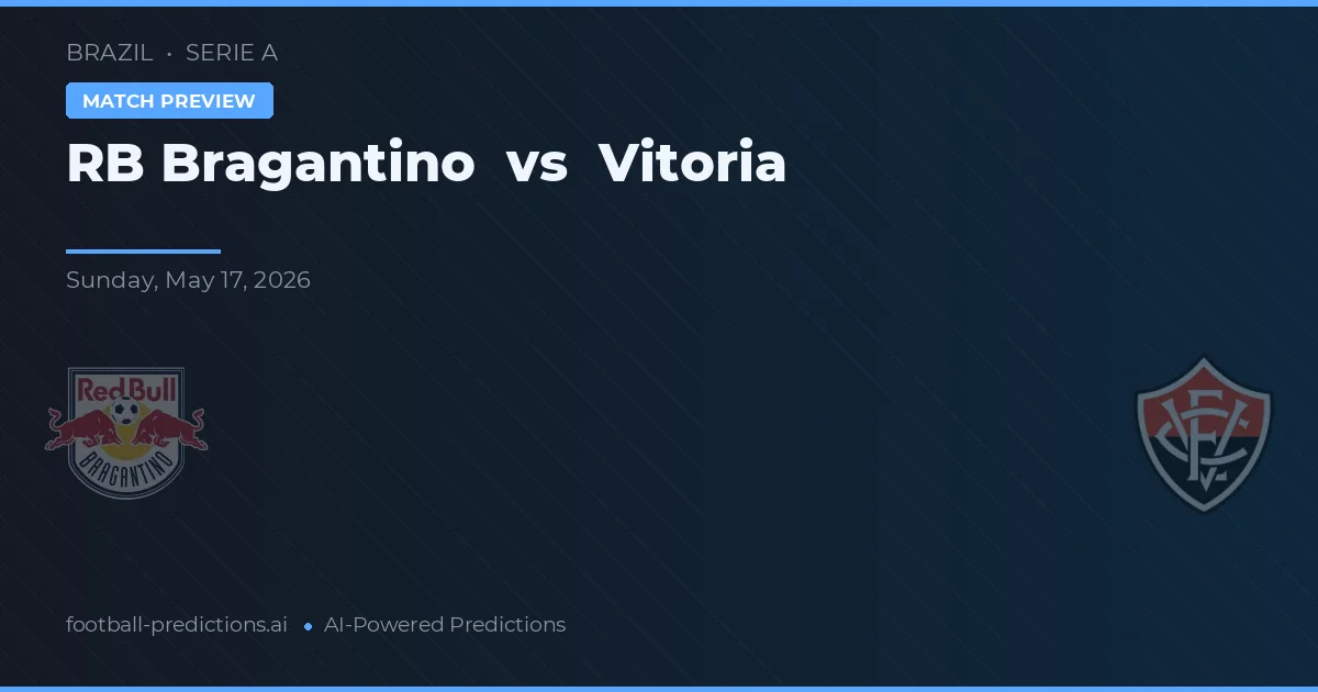RB Bragantino vs Vitoria — předpověď a náhled zápasu