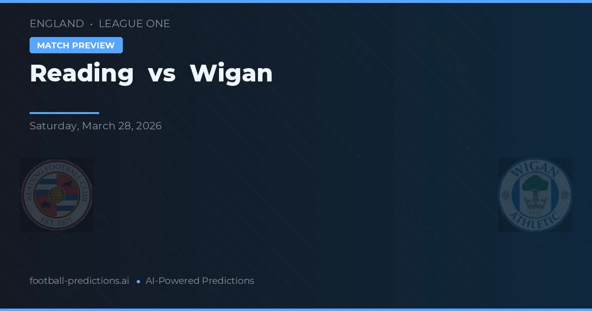 Reading vs Wigan — předpověď a náhled zápasu