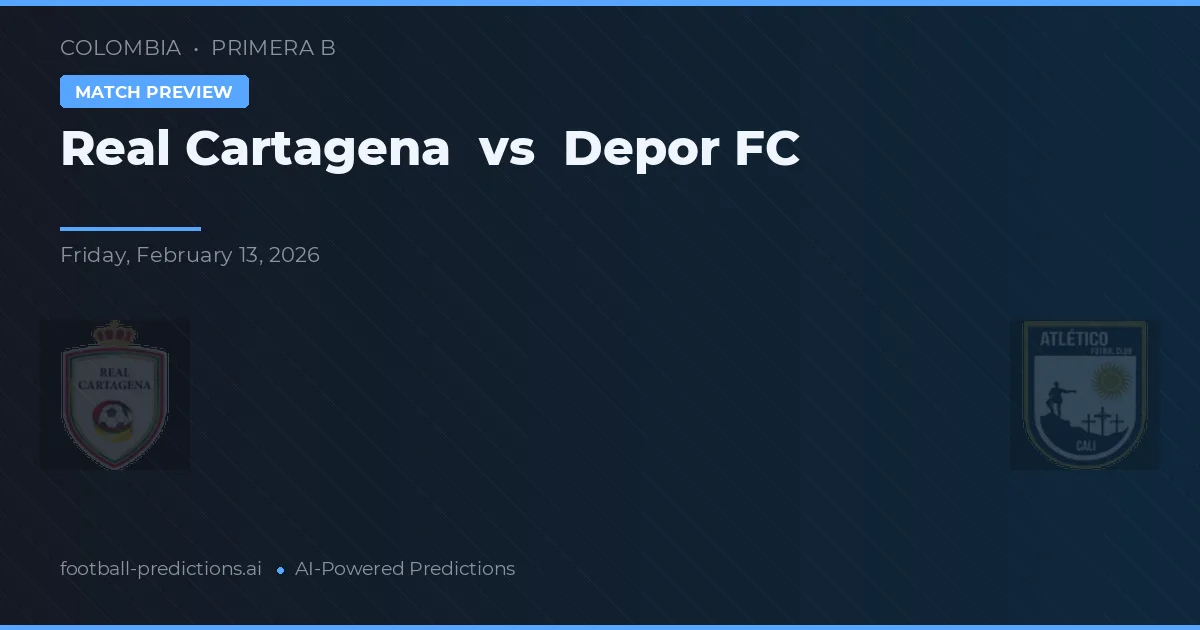 Real Cartagena vs Depor FC — předpověď a náhled zápasu
