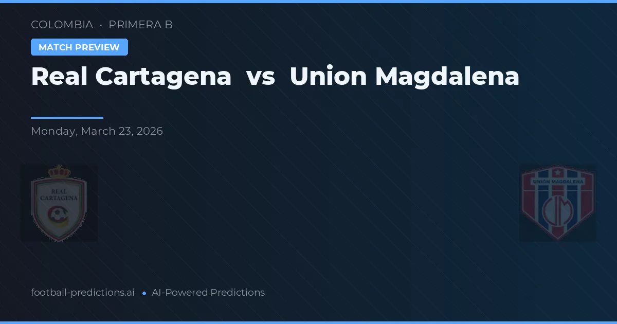Real Cartagena vs Union Magdalena — předpověď a náhled zápasu