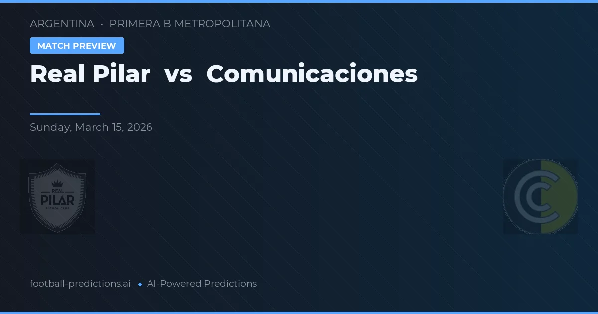 Real Pilar vs Comunicaciones — předpověď a náhled zápasu
