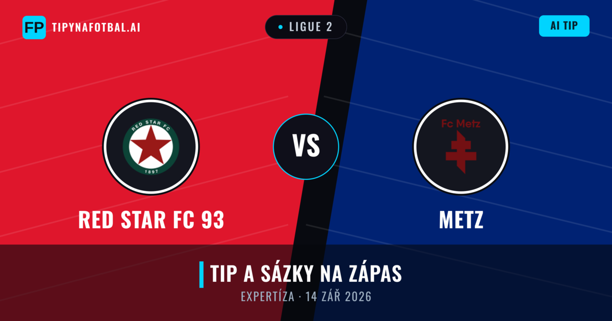 Red Star FC 93 vs Metz — předpověď a náhled zápasu