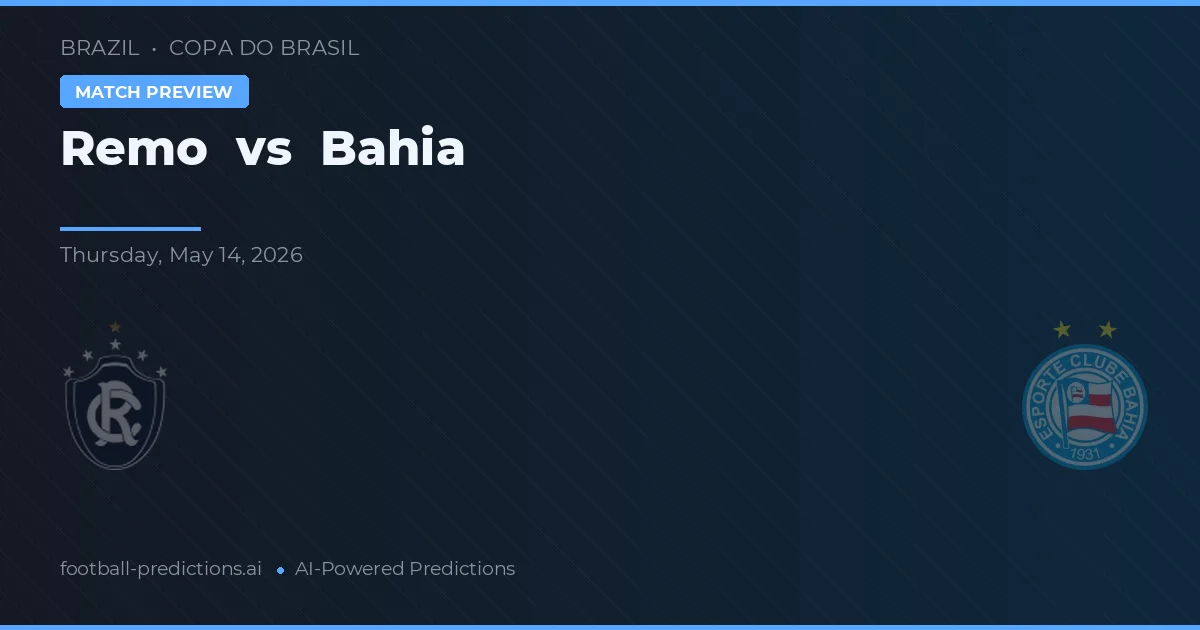 Remo vs Bahia — předpověď a náhled zápasu