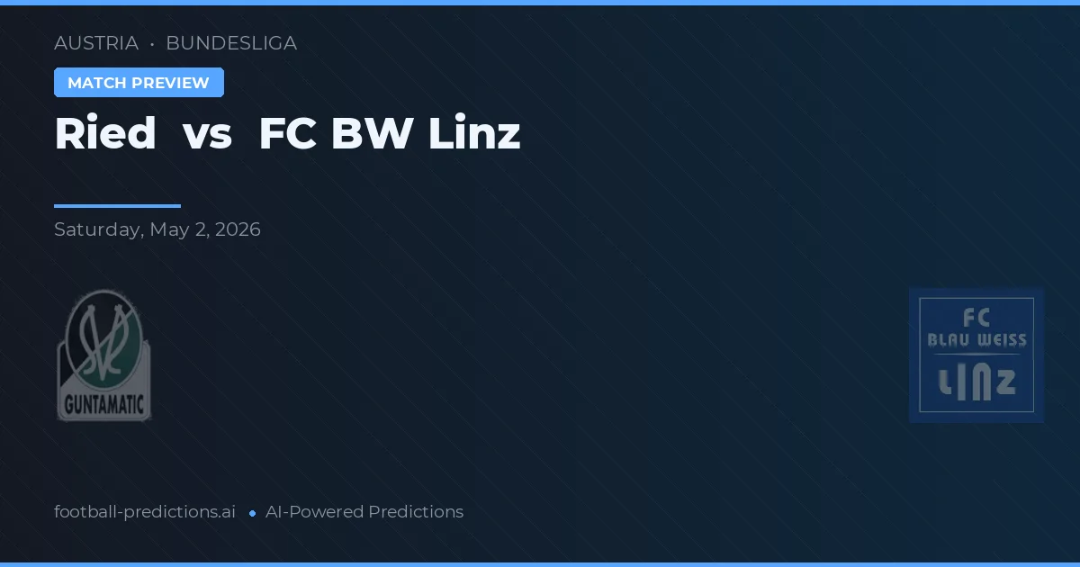Ried vs FC Linz preview