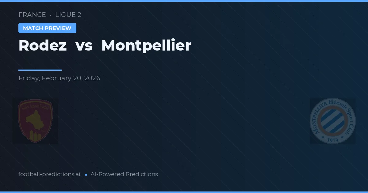 Rodez vs Montpellier — předpověď a náhled zápasu