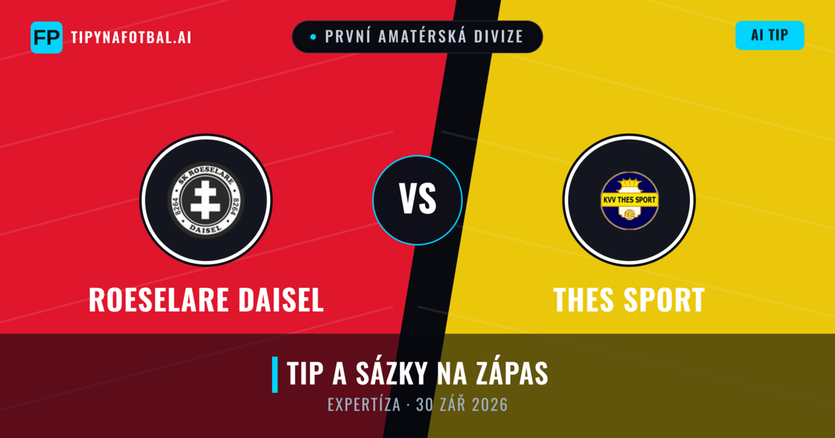 Roeselare Daisel vs Thes Sport — předpověď a náhled zápasu