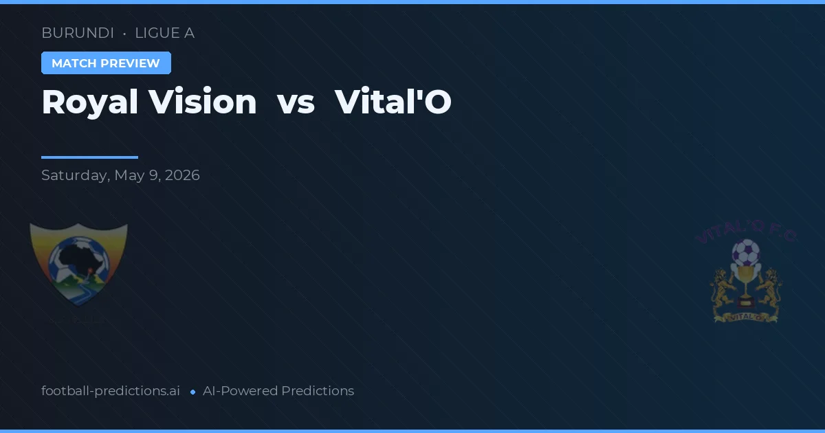 Royal Vision vs Vital'O — předpověď a náhled zápasu