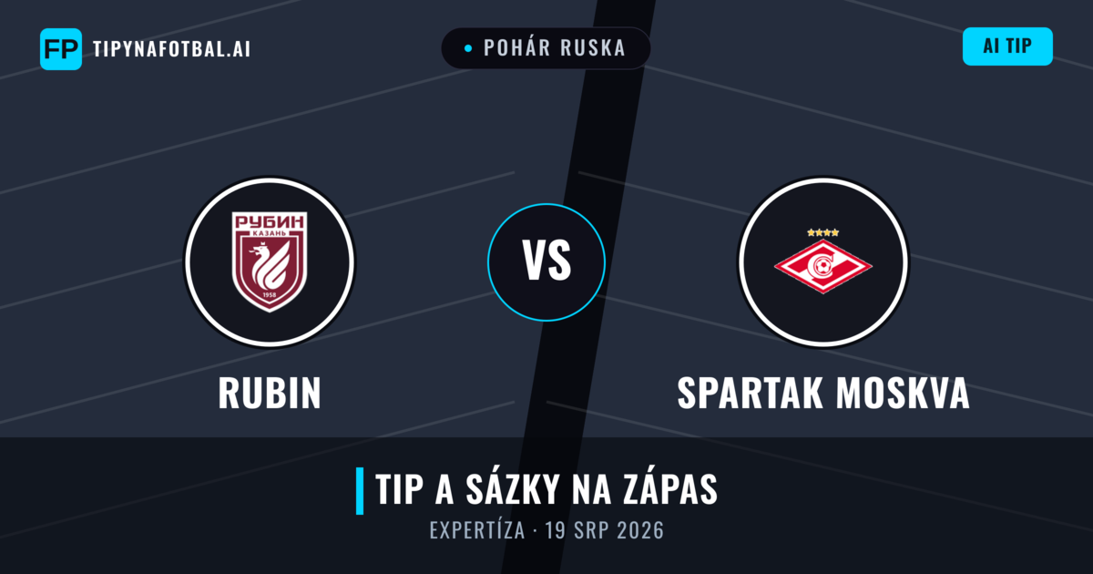 Rubin vs Spartak Moskva — předpověď a náhled zápasu