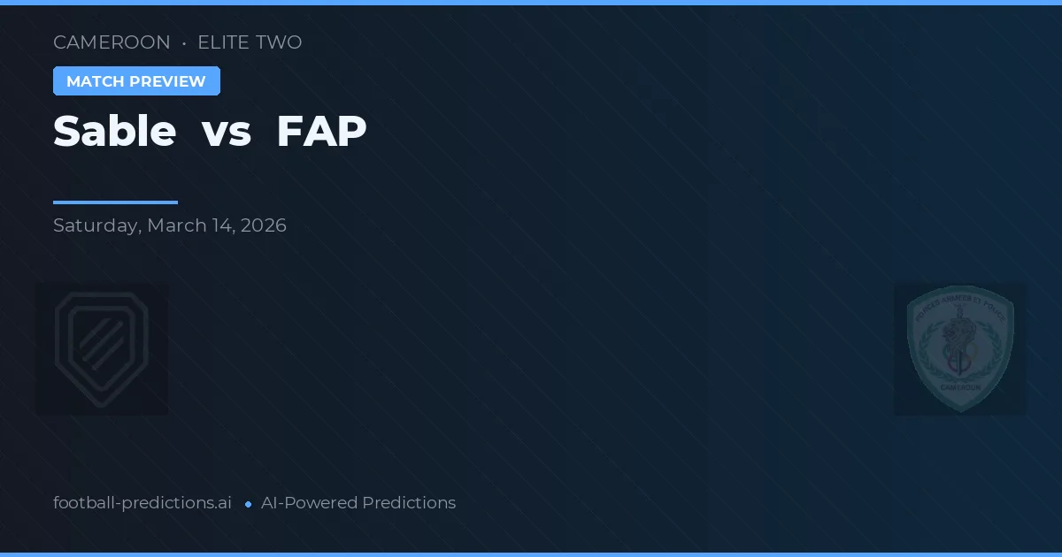 Sable vs FAP — předpověď a náhled zápasu