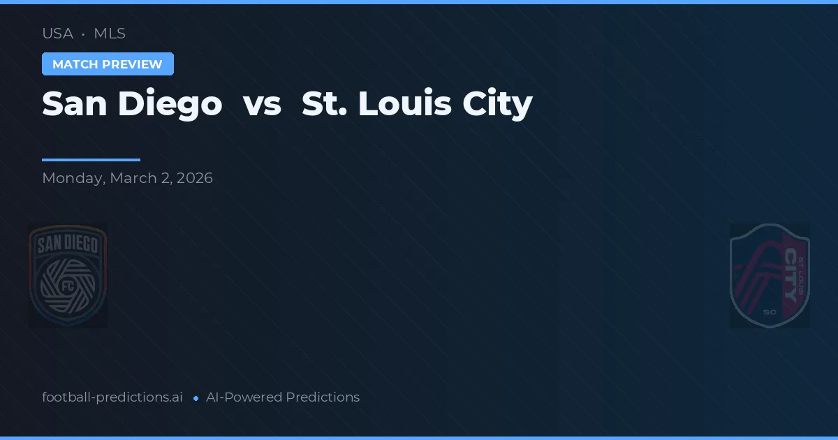 San Diego vs St. Louis City — předpověď a náhled zápasu