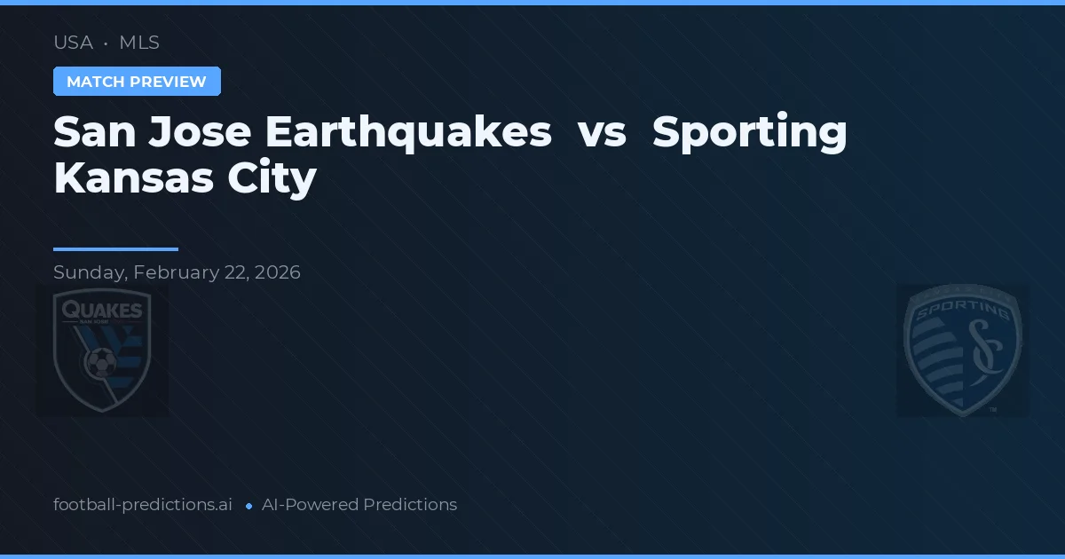 San Jose Earthquakes vs Sporting Kansas City — předpověď a náhled zápasu