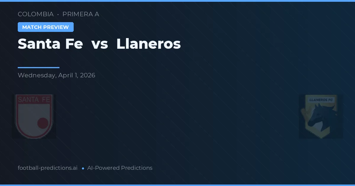 Santa Fe vs Llaneros — předpověď a náhled zápasu
