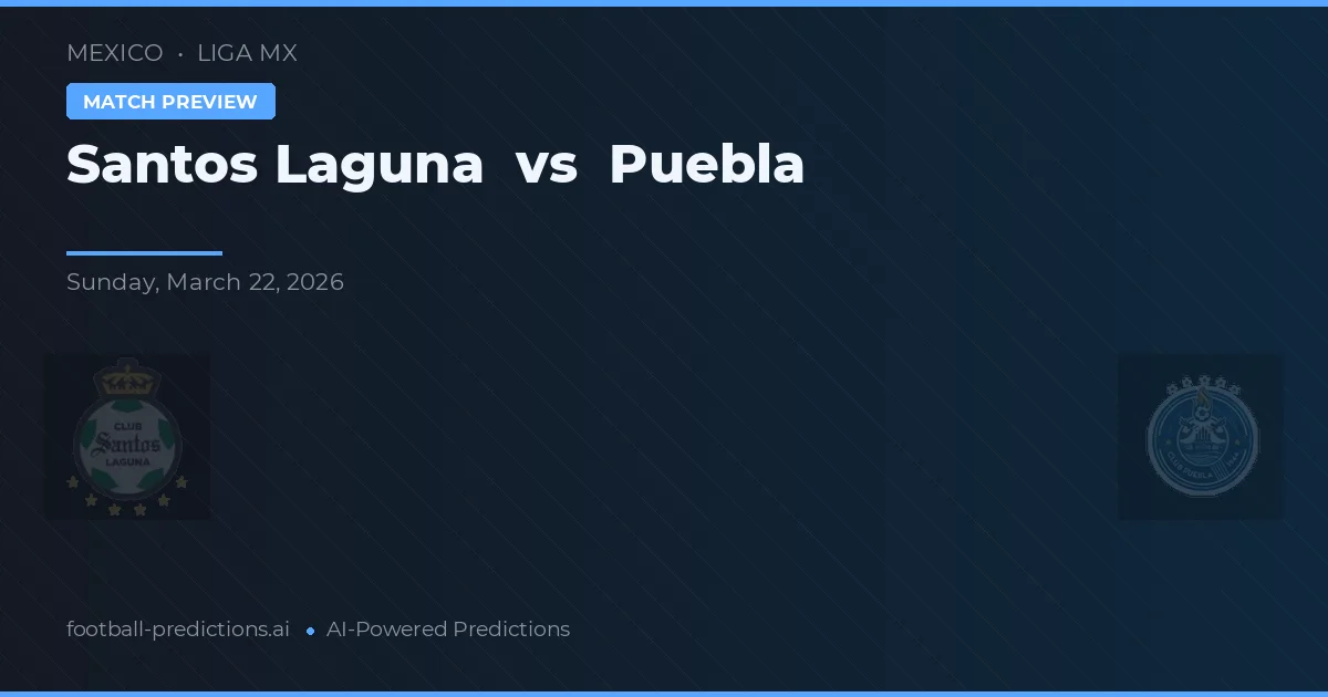 Santos Laguna vs Puebla — předpověď a náhled zápasu