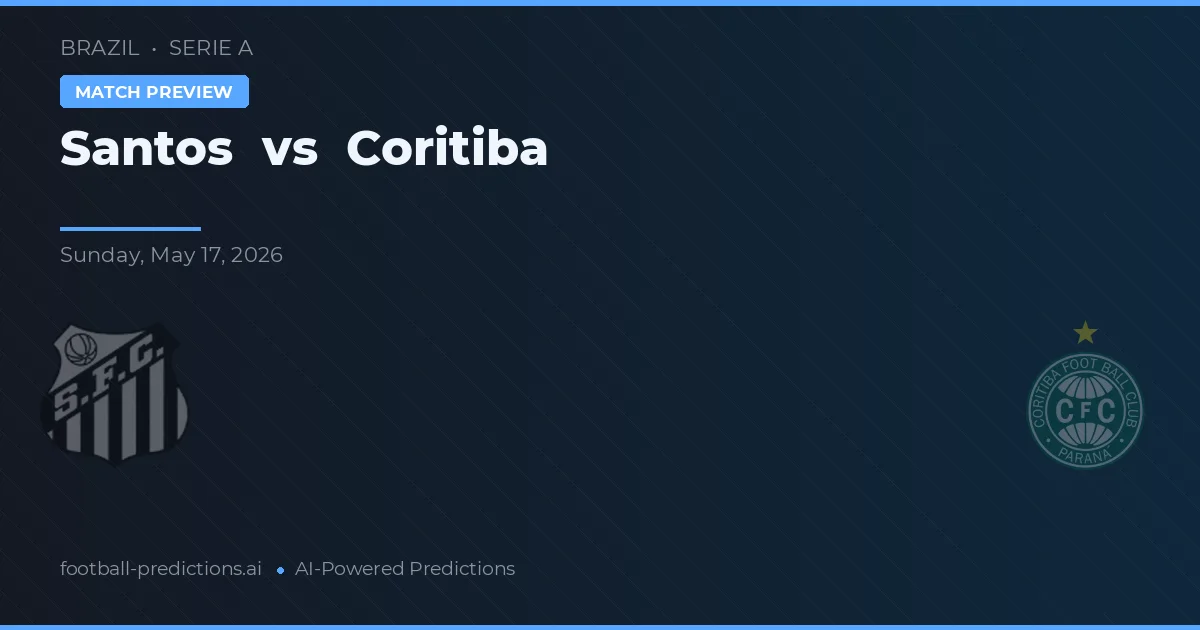 Santos vs Coritiba — předpověď a náhled zápasu