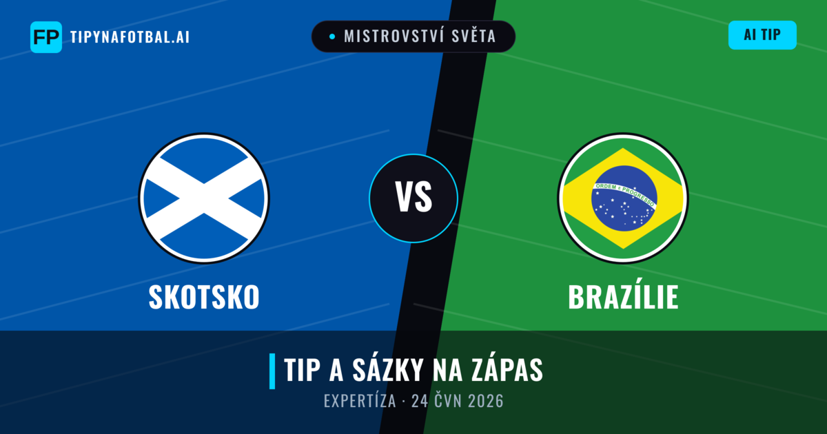 Skotsko vs Brazílie — předpověď a náhled zápasu