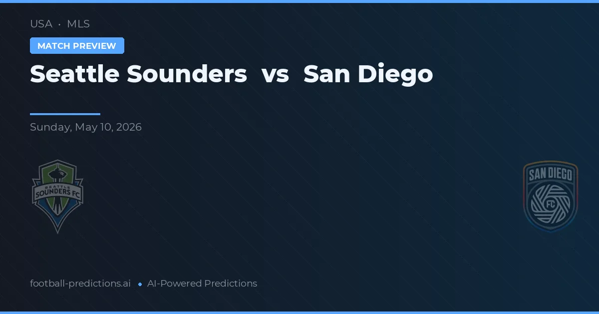 Seattle Sounders vs San Diego — předpověď a náhled zápasu