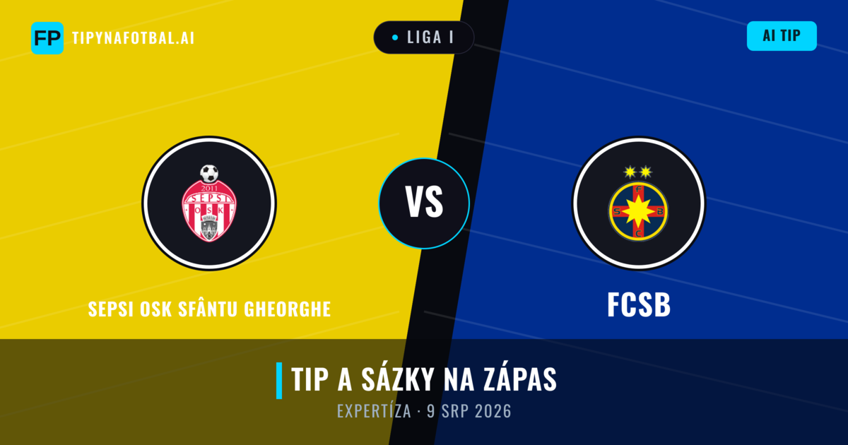 Sepsi OSK Sfântu Gheorghe vs FCSB — předpověď a náhled zápasu
