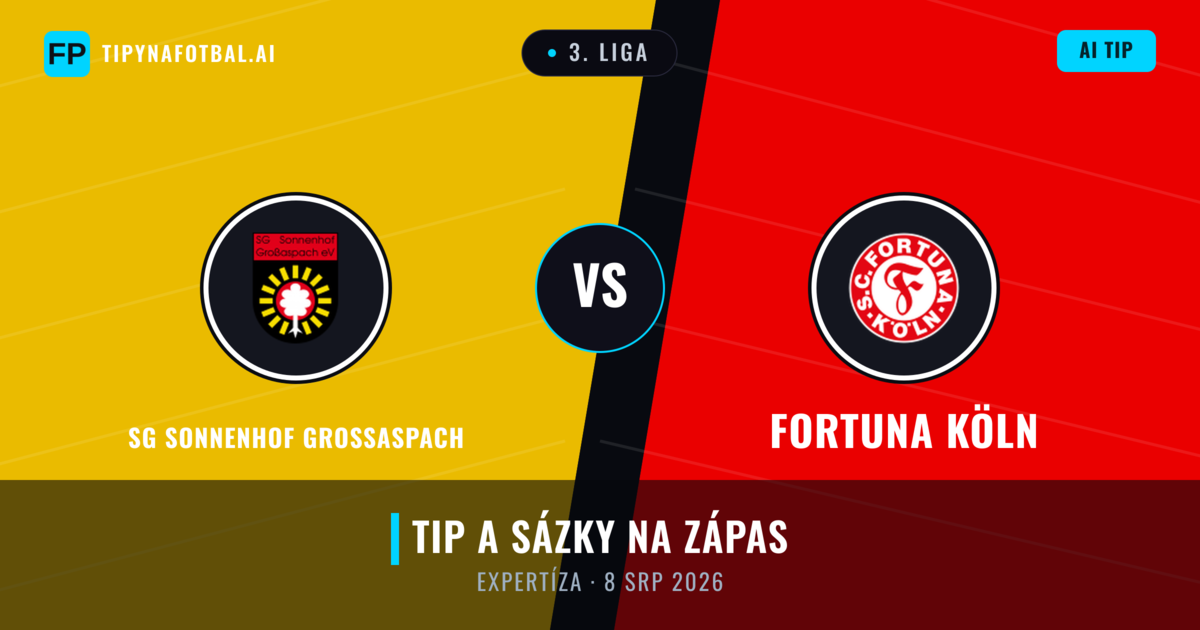 SG Sonnenhof Großaspach vs Fortuna Köln — předpověď a náhled zápasu