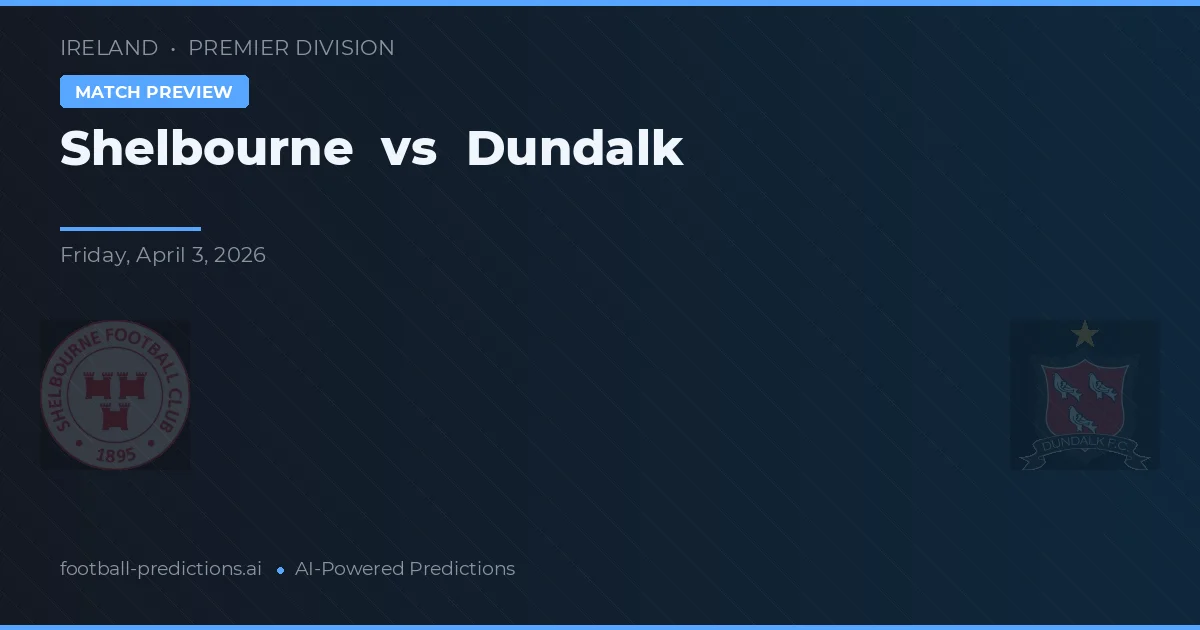 Shelbourne vs Dundalk — předpověď a náhled zápasu