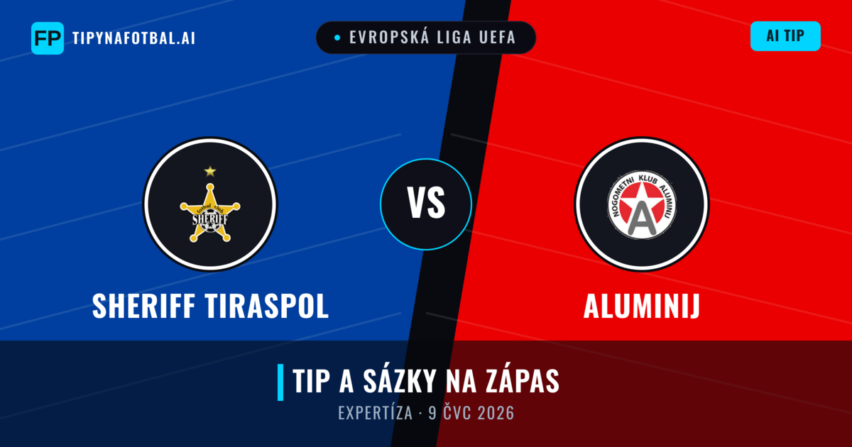 Sheriff Tiraspol vs Aluminij — předpověď a náhled zápasu
