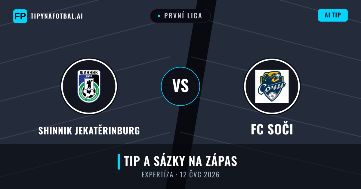 Shinnik Jekatěrinburg vs FC Soči — předpověď a náhled zápasu