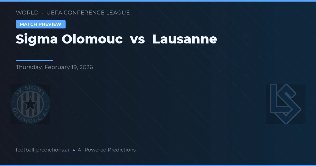 Sigma Olomouc vs Lausanne — předpověď a náhled zápasu