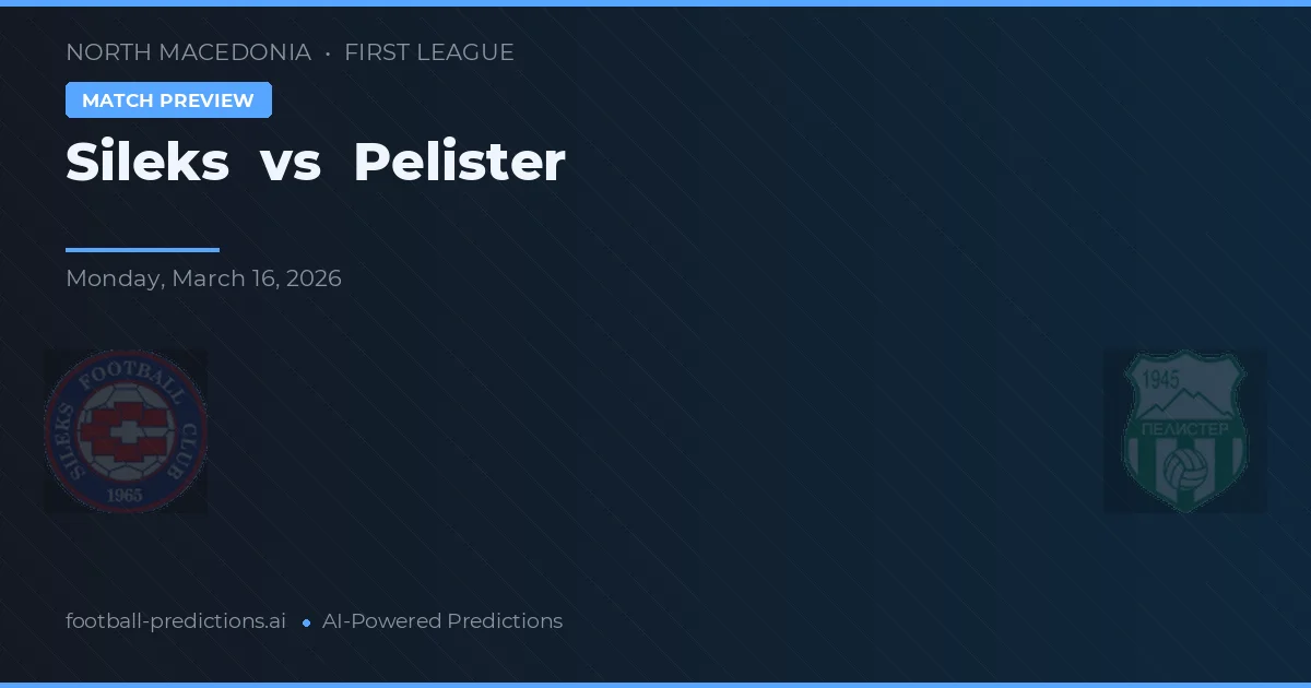 Sileks vs Pelister — předpověď a náhled zápasu