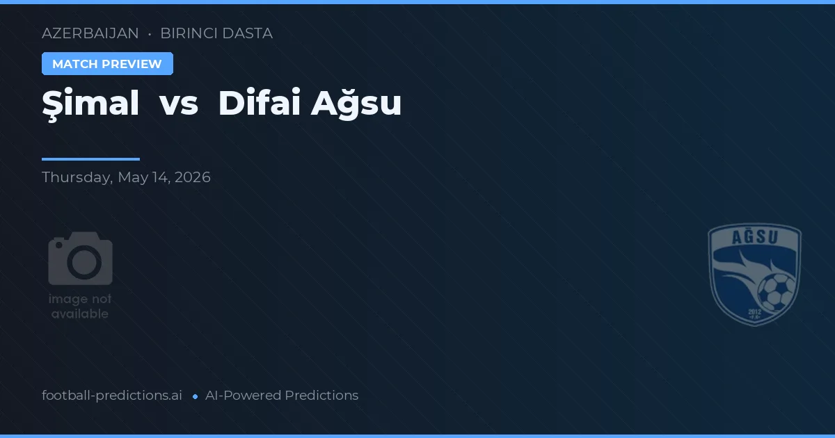 Şimal vs Difai Ağsu — předpověď a náhled zápasu