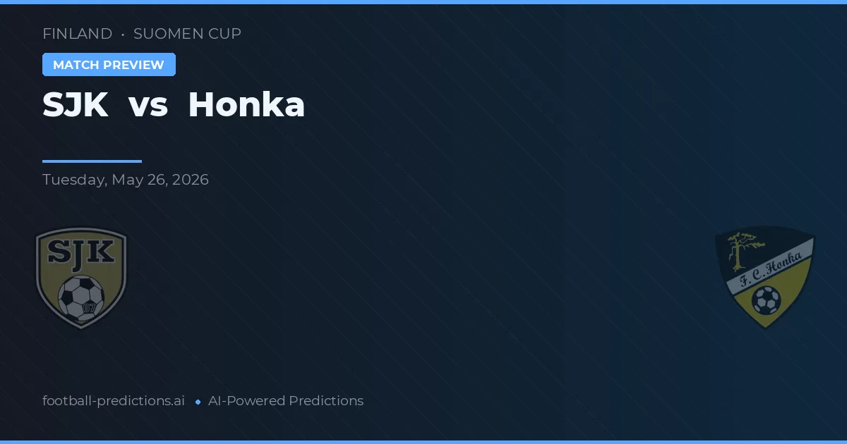 Honka vs VJS — předpověď a náhled zápasu