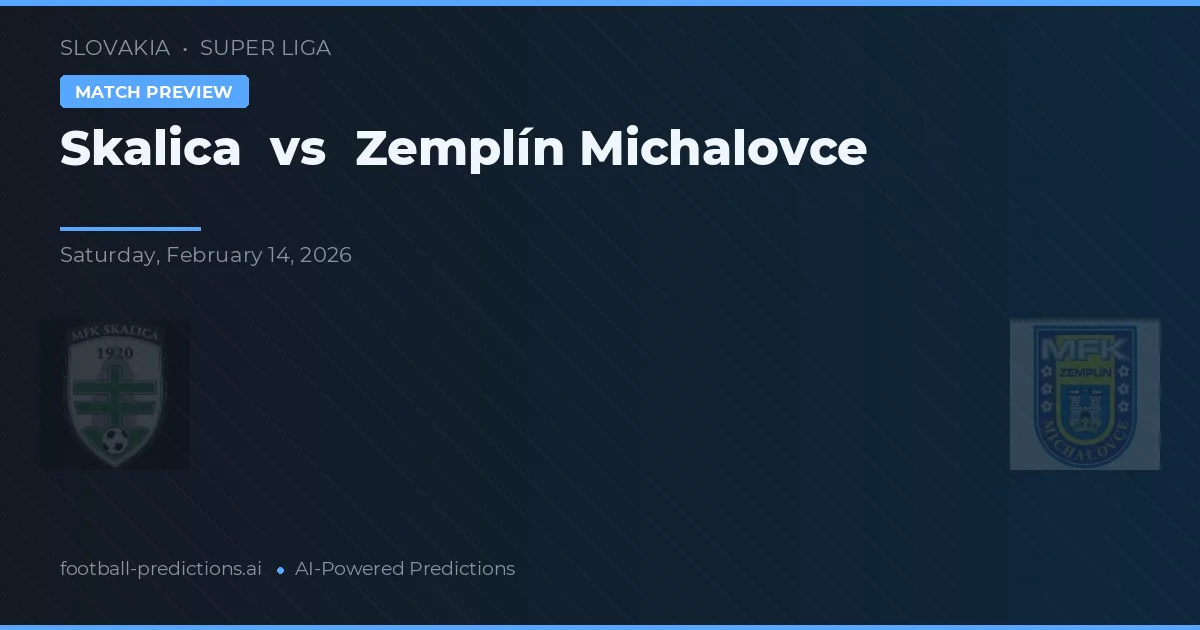 Skalica vs Zemplín Michalovce — předpověď a náhled zápasu
