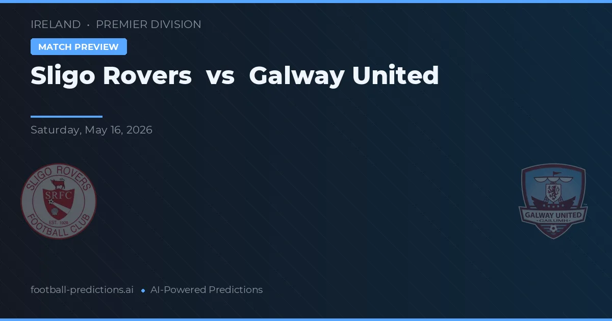 Sligo Rovers vs Galway United — předpověď a náhled zápasu